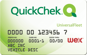 QUICKCHEK UNIVERSAL FLEET CARD